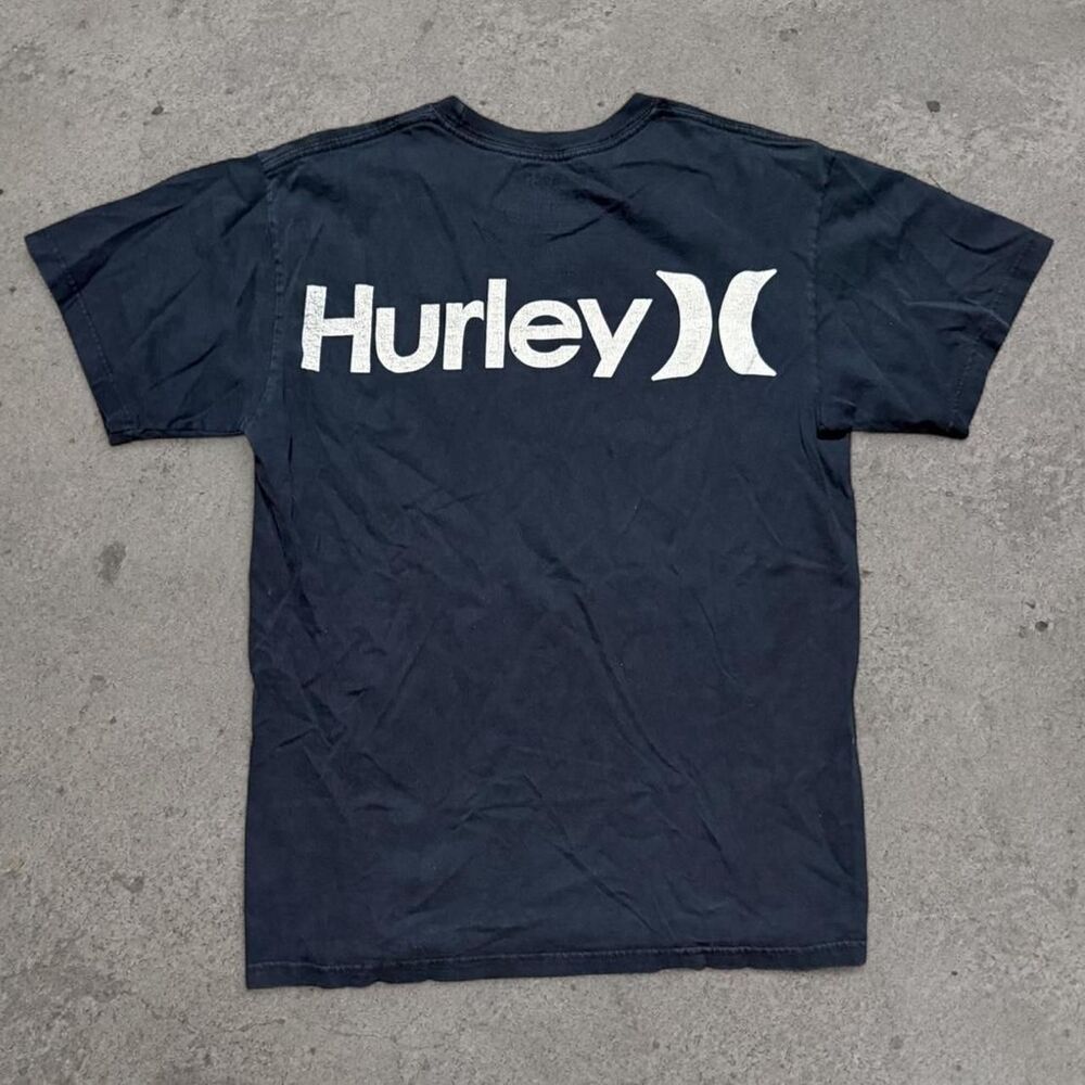 Vintage Y2K Hurley Black Spell Out Shirt Men’s Size Medium